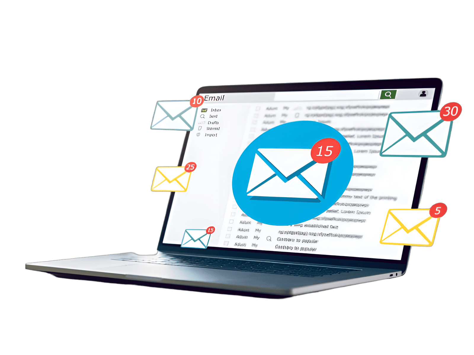 Email Hosting Illustration