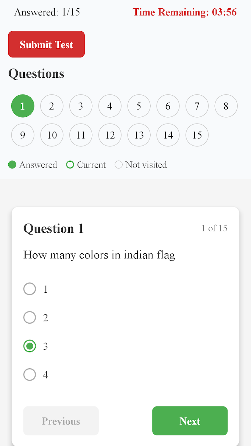 Quiz Interface