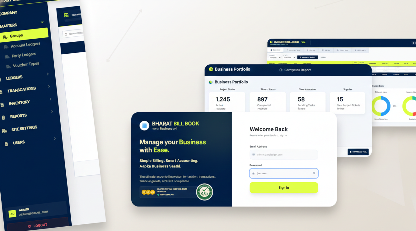 Bharat Bill Book Interface