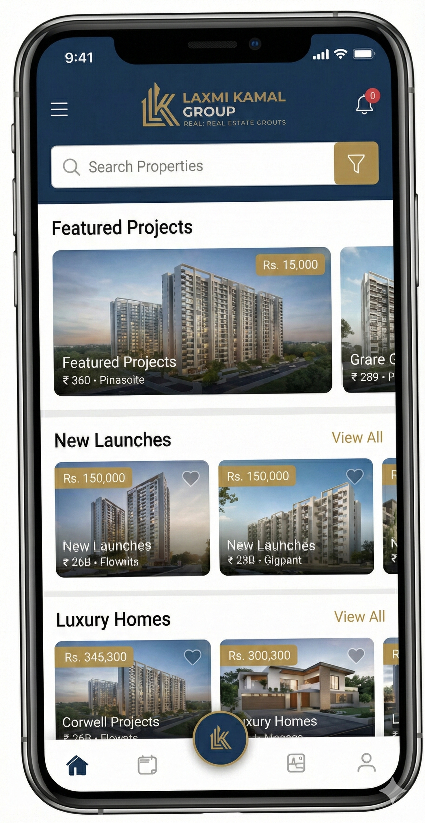 Real Estate App Phone